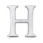 M Marcus Heritage Brass Letter H - Pin Fix 51mm